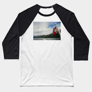 Sailing on the fjord Baseball T-Shirt